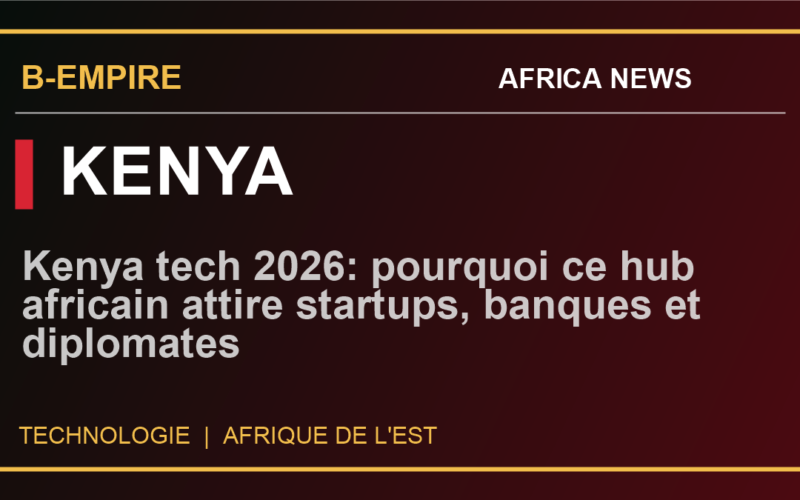Kenya tech 2026: pourquoi ce hub africain attire startups, banques et diplomates