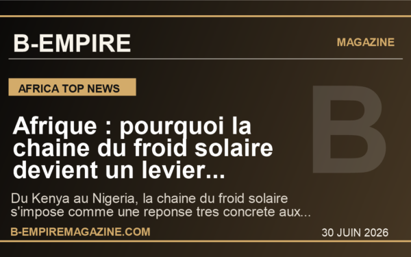 Afrique : pourquoi la chaine du froid solaire devient un levier strategique pour sauver les recoltes et conquerir de nouveaux marches