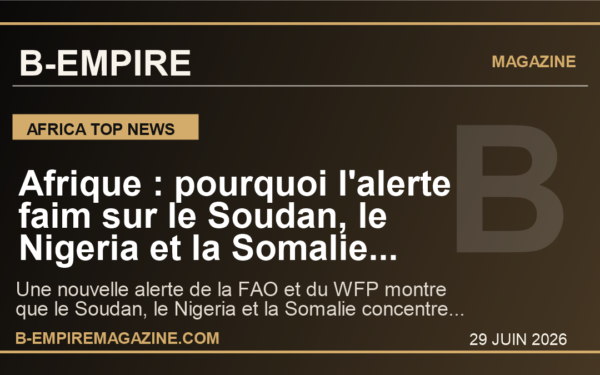 Afrique : pourquoi l'alerte faim sur le Soudan, le Nigeria et la Somalie devient l'un des signaux les plus graves de 2026
