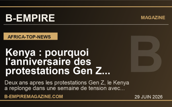 Kenya : pourquoi l'anniversaire des protestations Gen Z relance la crise de confiance entre la jeunesse et l'Etat