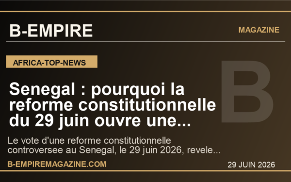 Senegal : pourquoi la reforme constitutionnelle du 29 juin ouvre une nouvelle bataille entre Sonko, Diomaye et la rue