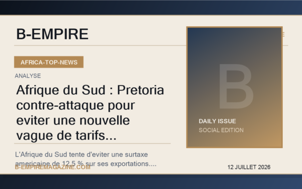Afrique du Sud : Pretoria contre-attaque pour eviter une nouvelle vague de tarifs americains