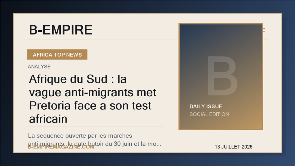 Afrique du Sud : la vague anti-migrants met Pretoria face a son test africain
