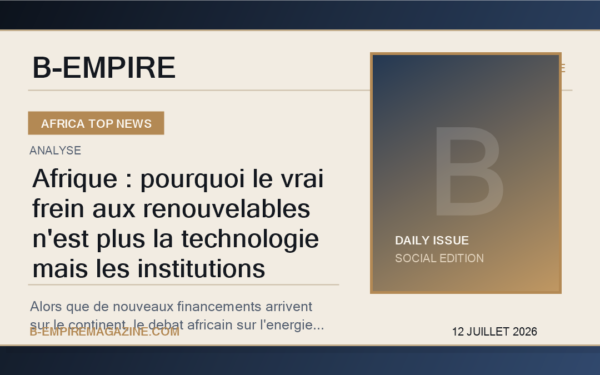 Afrique : pourquoi le vrai frein aux renouvelables n'est plus la technologie mais les institutions