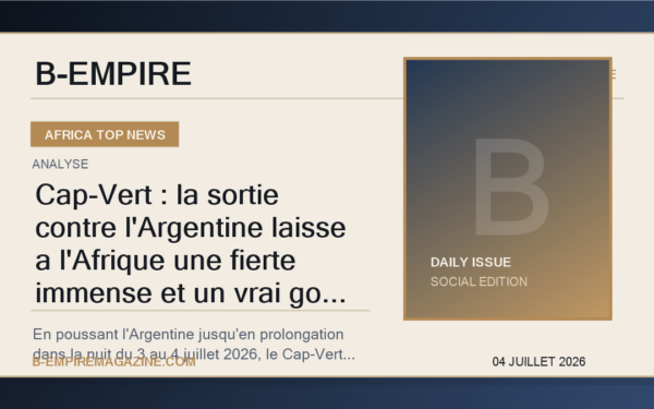 Cap-Vert : la sortie contre l'Argentine laisse a l'Afrique une fierte immense et un vrai gout d'inacheve au Mondial 2026