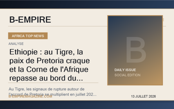 Ethiopie : au Tigre, la paix de Pretoria craque et la Corne de l'Afrique repasse au bord du gouffre