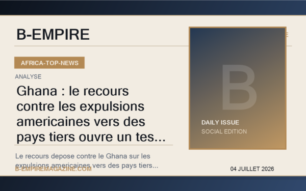 Ghana : le recours contre les expulsions americaines vers des pays tiers ouvre un test majeur pour l'Afrique de l'Ouest