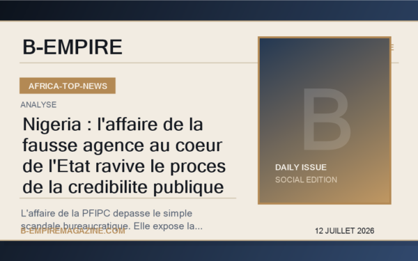 Nigeria : l'affaire de la fausse agence au coeur de l'Etat ravive le proces de la credibilite publique