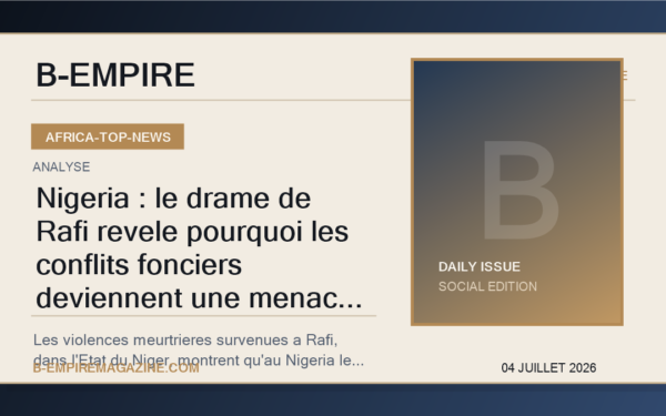 Nigeria : le drame de Rafi revele pourquoi les conflits fonciers deviennent une menace nationale silencieuse