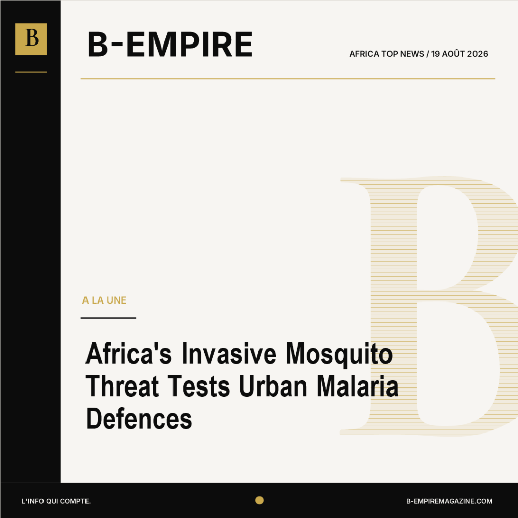 Africa's Invasive Mosquito Threat Tests Urban Malaria Defences
