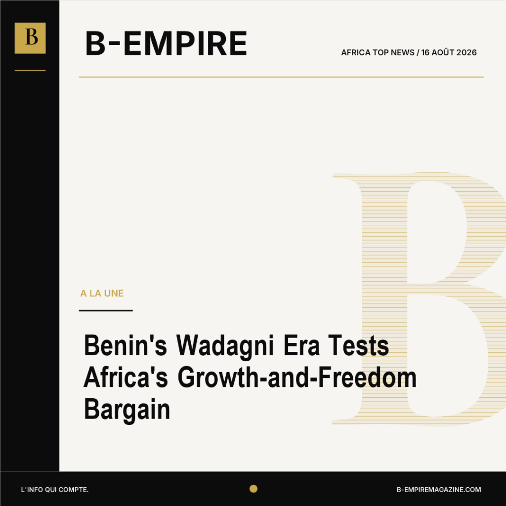 Benin's Wadagni Era Tests Africa's Growth-and-Freedom Bargain