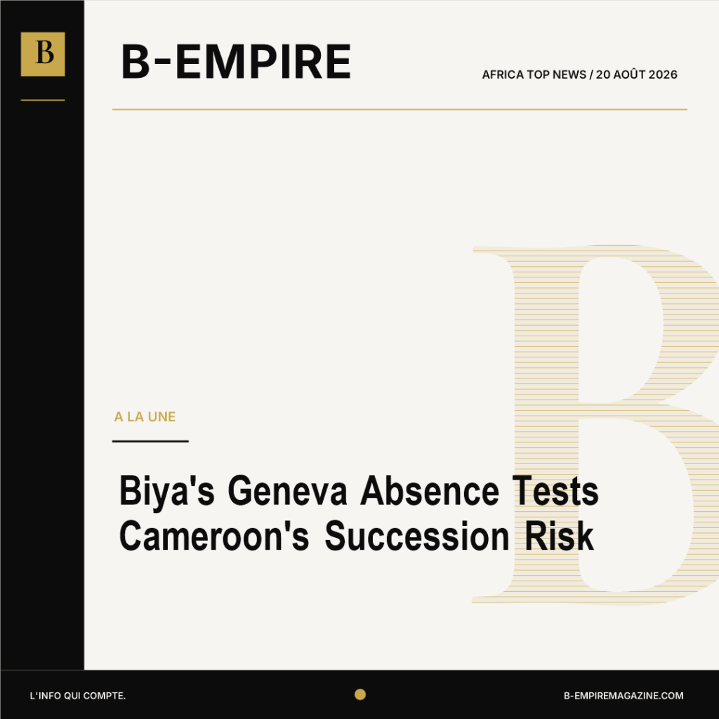 Biya's Geneva Absence Tests Cameroon's Succession Risk