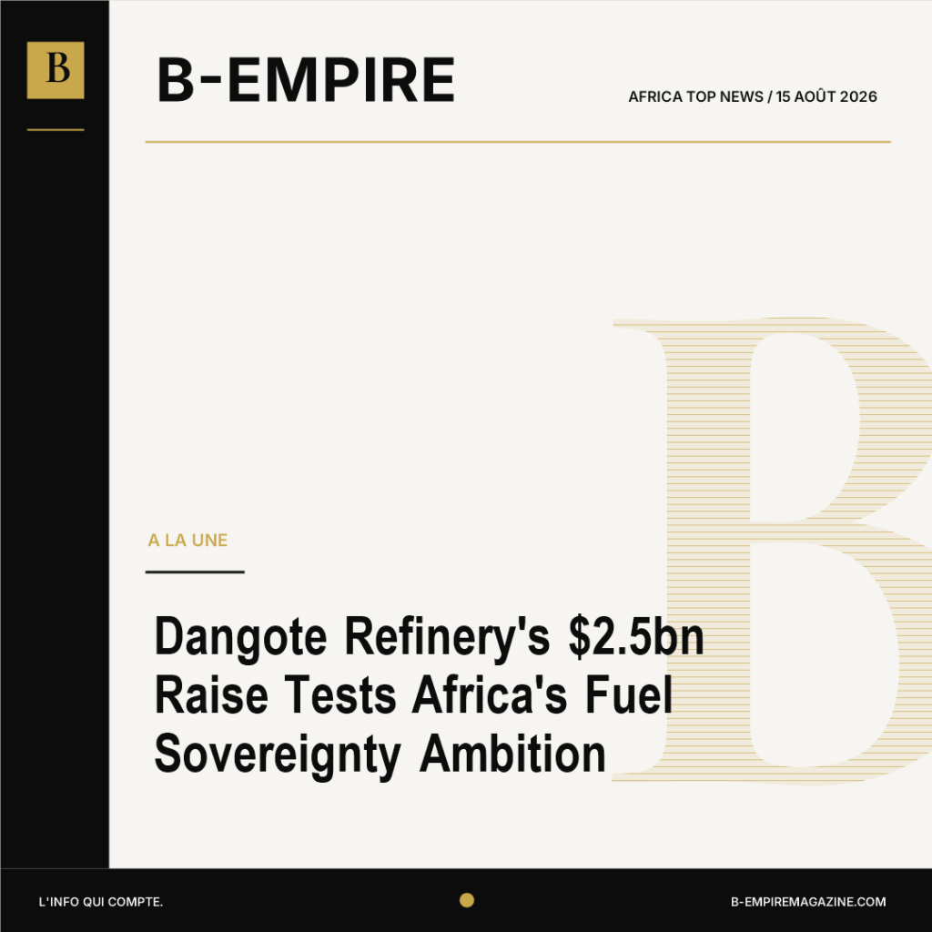 Dangote Refinery's $2.5bn Raise Tests Africa's Fuel Sovereignty Ambition