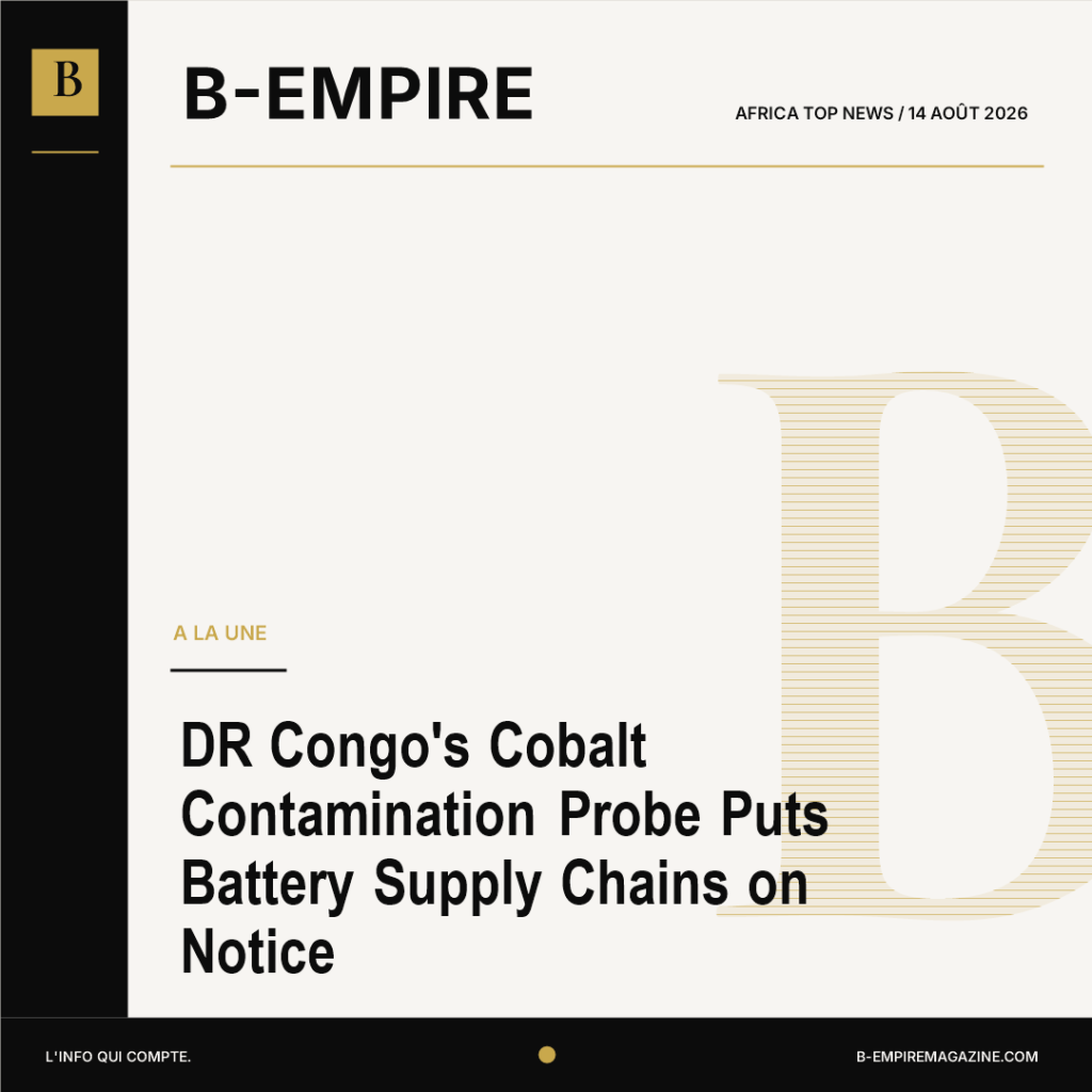 DR Congo's Cobalt Contamination Probe Puts Battery Supply Chains on Notice