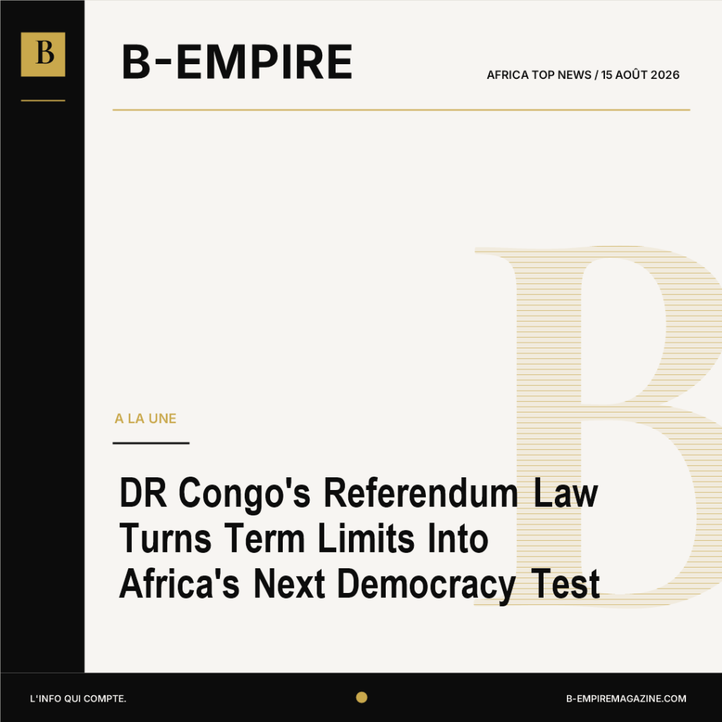 DR Congo's Referendum Law Turns Term Limits Into Africa's Next Democracy Test