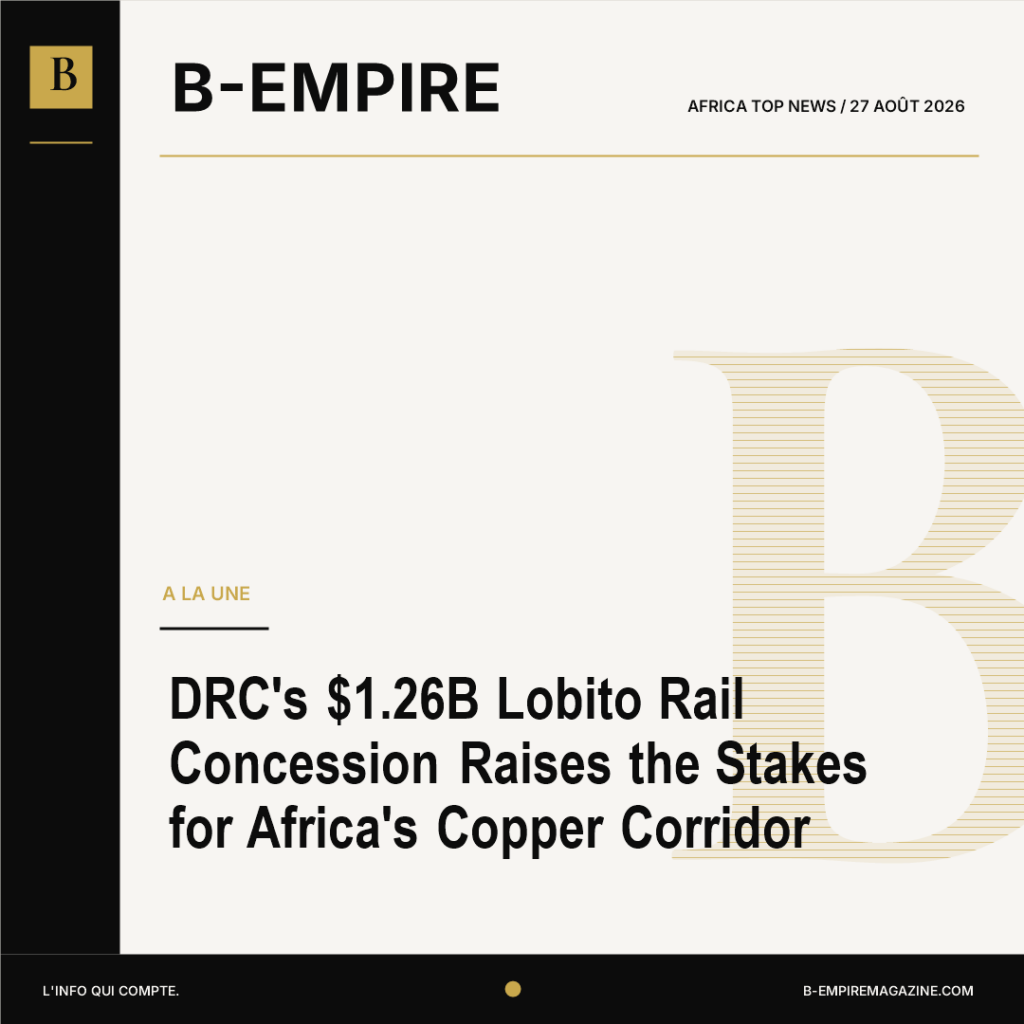 DRC’s $1.26B Lobito Rail Concession Raises the Stakes for Africa’s Copper Corridor