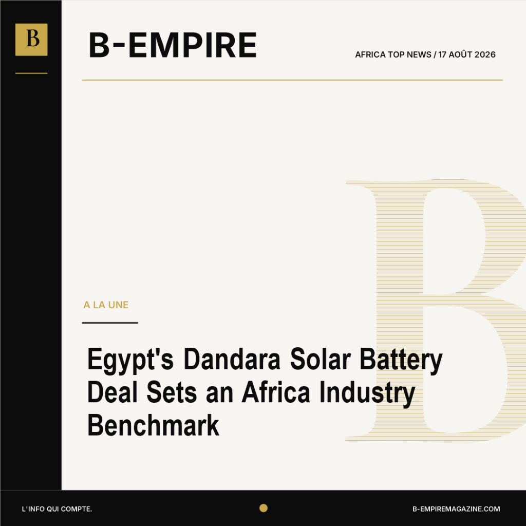 Egypt's Dandara Solar Battery Deal Sets an Africa Industry Benchmark