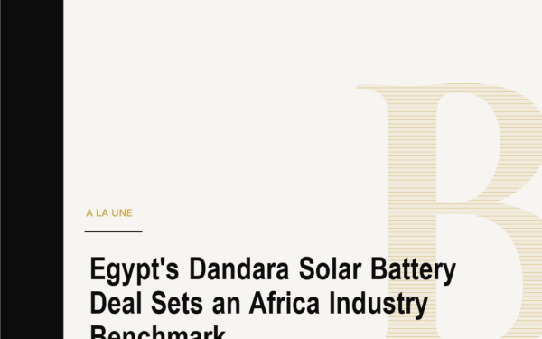 Egypt's Dandara Solar Battery Deal Sets an Africa Industry Benchmark