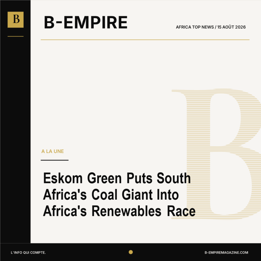 Eskom Green Puts South Africa's Coal Giant Into Africa's Renewables Race