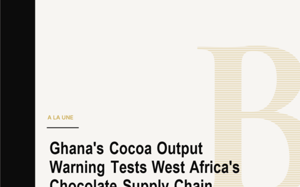 Ghana's Cocoa Output Warning Tests West Africa's Chocolate Supply Chain