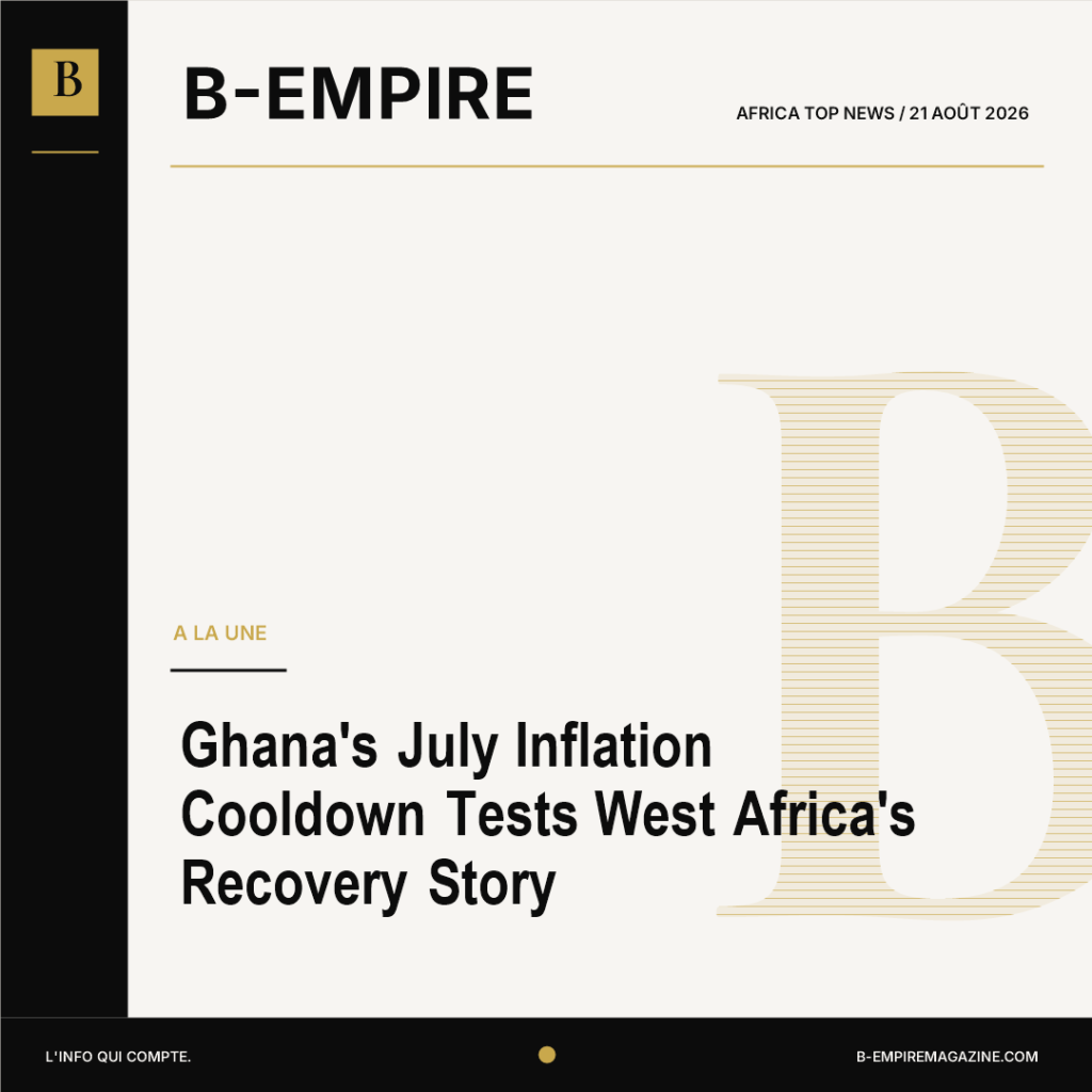 Ghana's July Inflation Cooldown Tests West Africa's Recovery Story