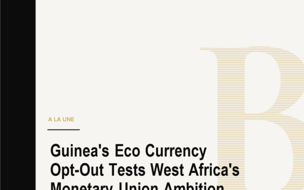 Guinea's Eco Currency Opt-Out Tests West Africa's Monetary Union Ambition