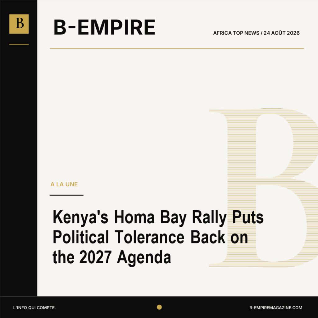 Kenya's Homa Bay Rally Puts Political Tolerance Back on the 2027 Agenda