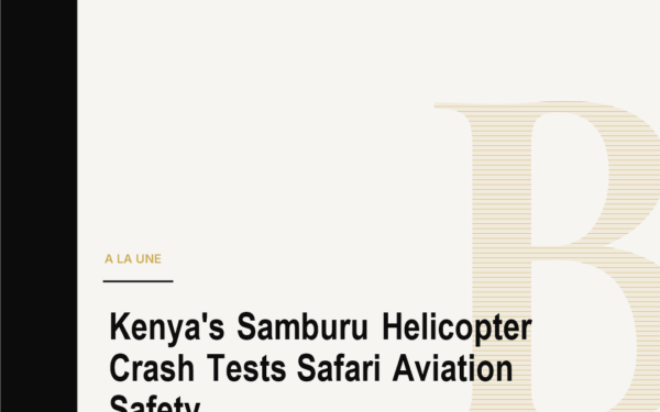 Kenya's Samburu Helicopter Crash Tests Safari Aviation Safety