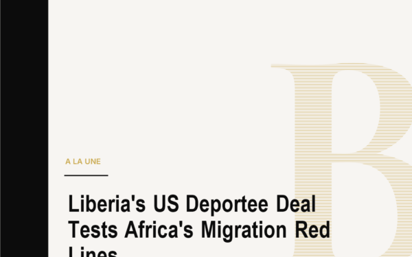 Liberia's US Deportee Deal Tests Africa's Migration Red Lines