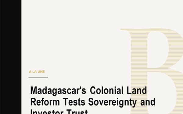Madagascar's Colonial Land Reform Tests Sovereignty and Investor Trust