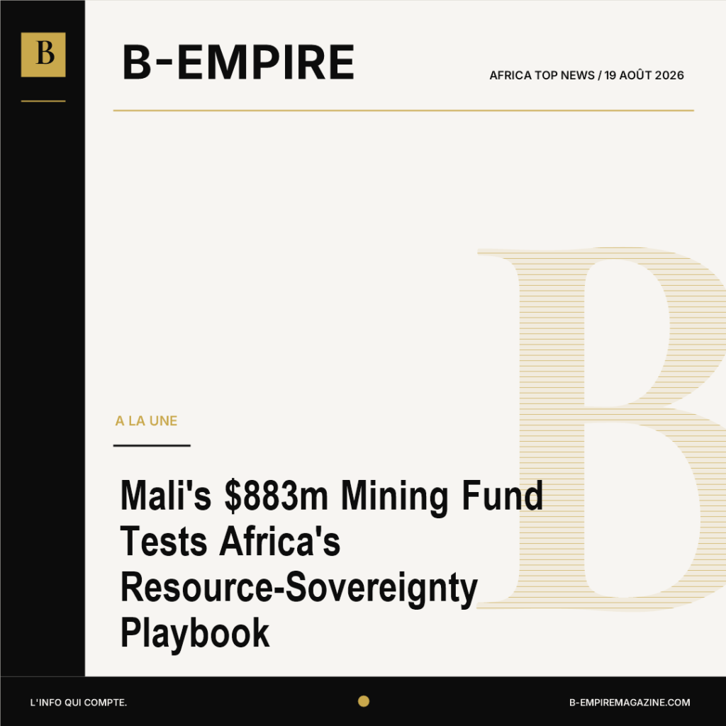 Mali's $883m Mining Fund Tests Africa's Resource-Sovereignty Playbook