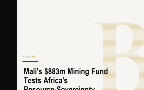 Mali's $883m Mining Fund Tests Africa's Resource-Sovereignty Playbook