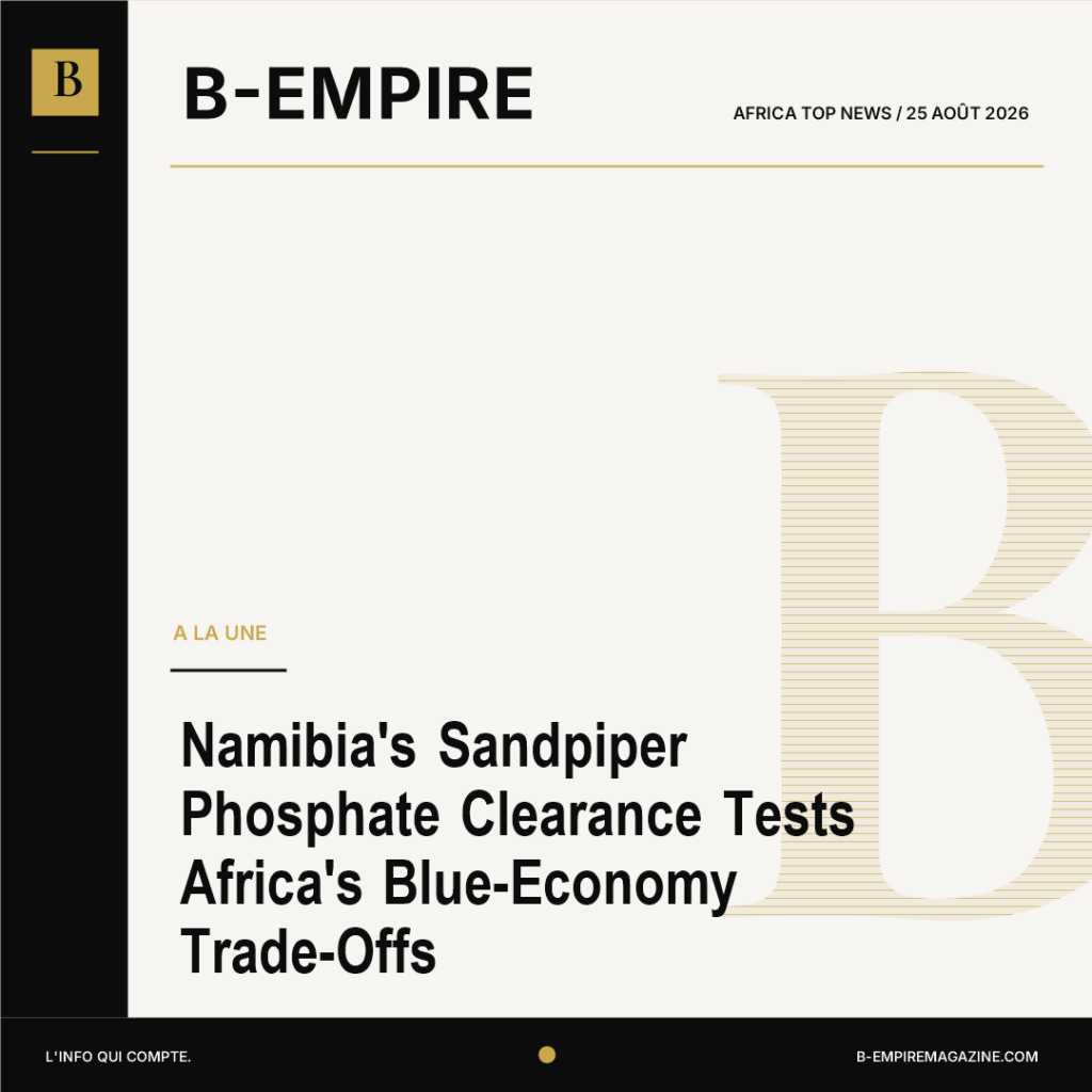 Namibia's Sandpiper Phosphate Clearance Tests Africa's Blue-Economy Trade-Offs