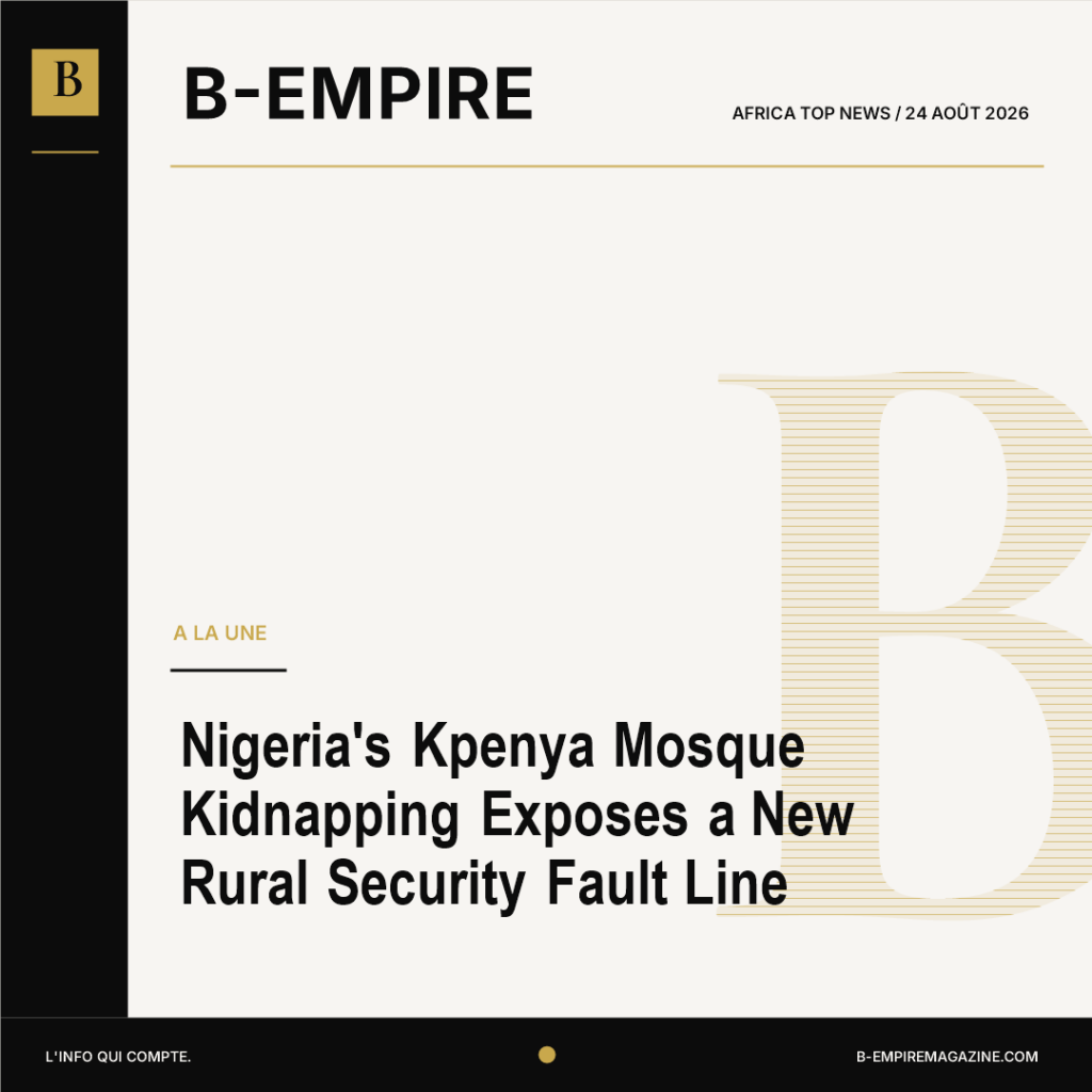 Nigeria's Kpenya Mosque Kidnapping Exposes a New Rural Security Fault Line