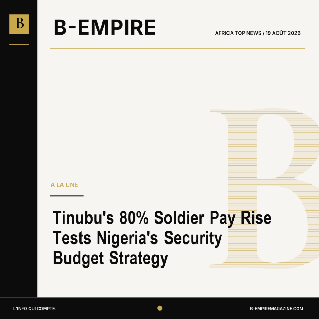 Tinubu's 80% Soldier Pay Rise Tests Nigeria's Security Budget Strategy