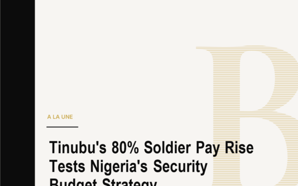Tinubu's 80% Soldier Pay Rise Tests Nigeria's Security Budget Strategy