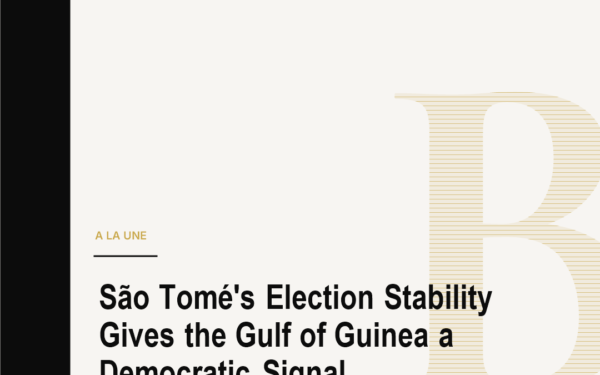 São Tomé's Election Stability Gives the Gulf of Guinea a Democratic Signal