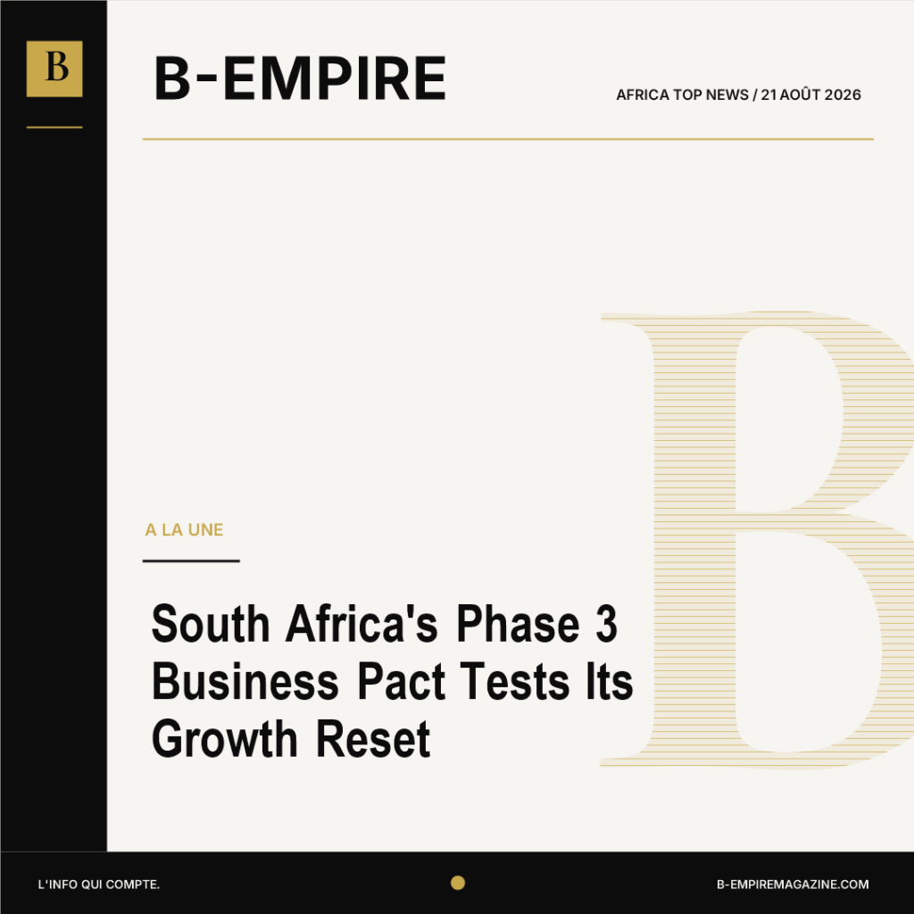 South Africa's Phase 3 Business Pact Tests Its Growth Reset