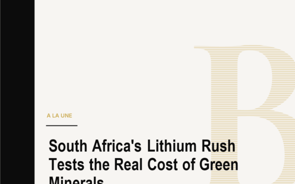 South Africa's Lithium Rush Tests the Real Cost of Green Minerals