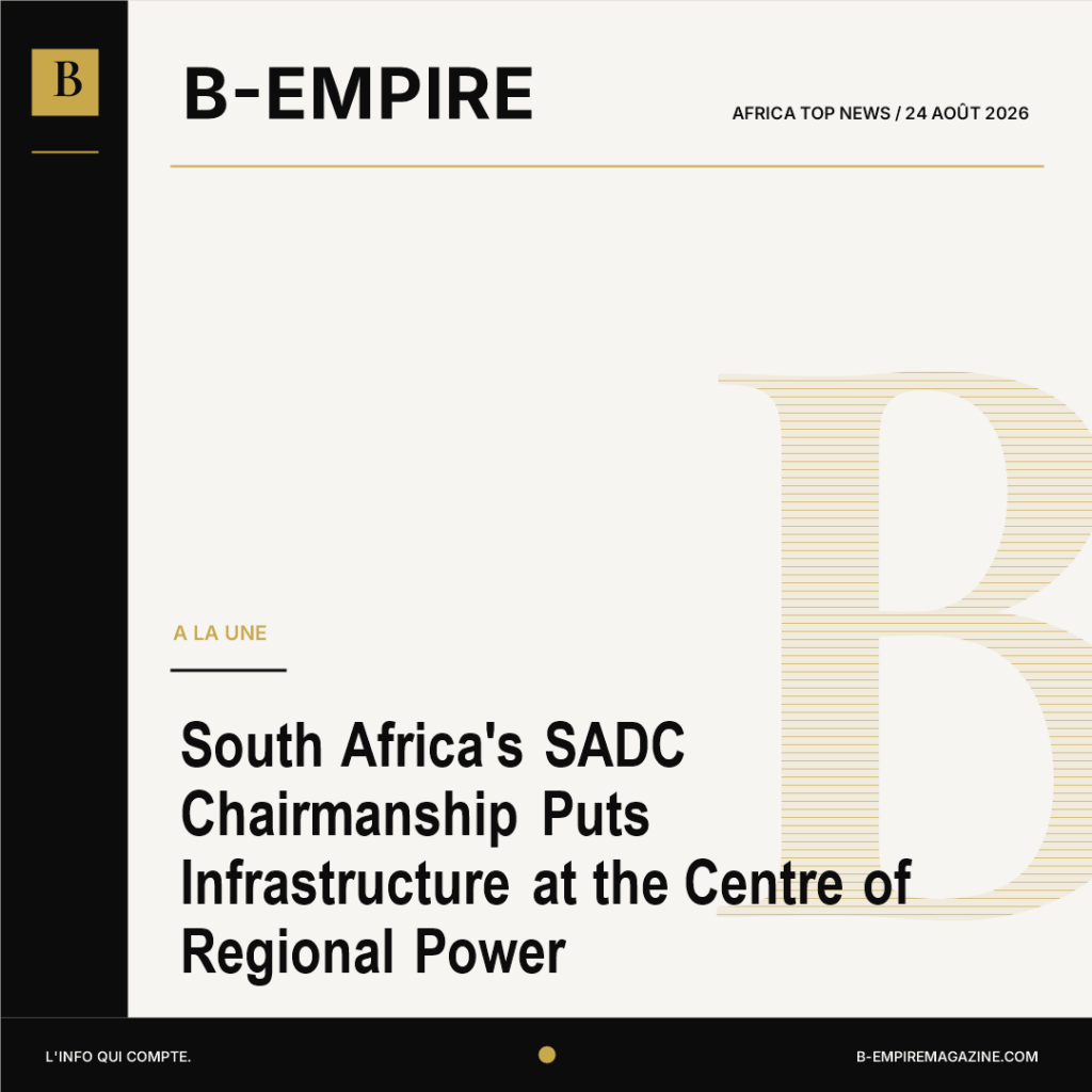 South Africa's SADC Chairmanship Puts Infrastructure at the Centre of Regional Power