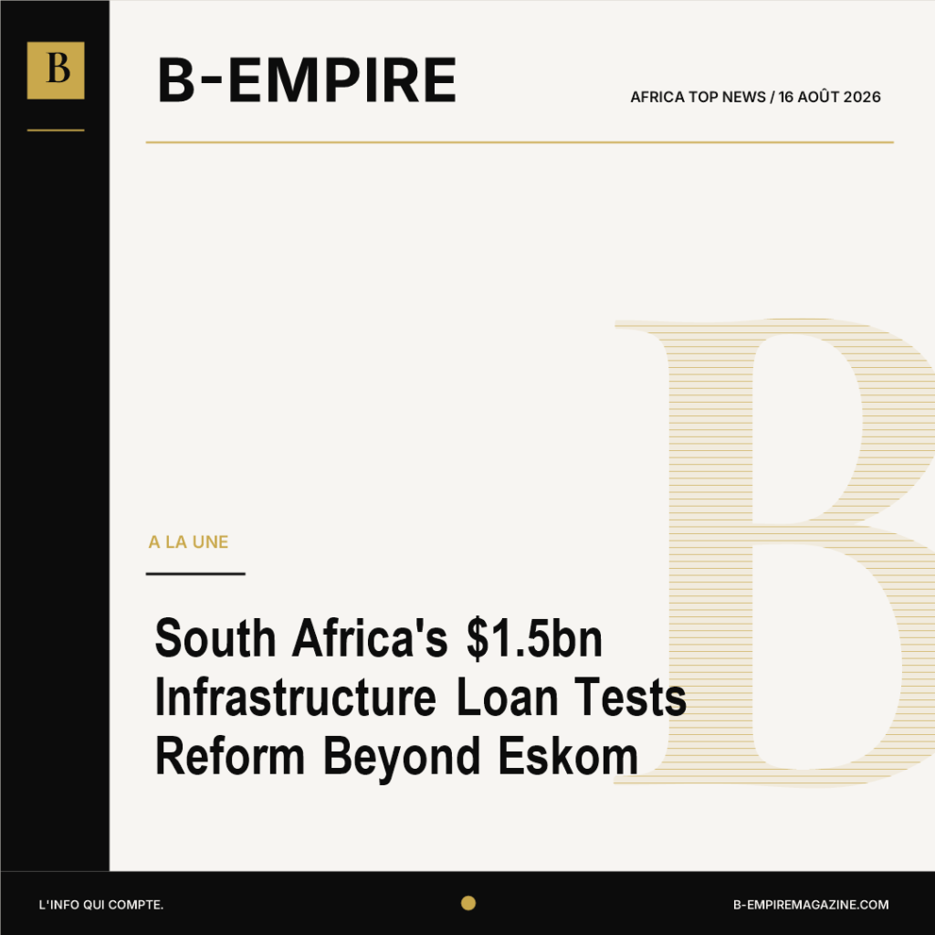 South Africa's $1.5bn Infrastructure Loan Tests Reform Beyond Eskom