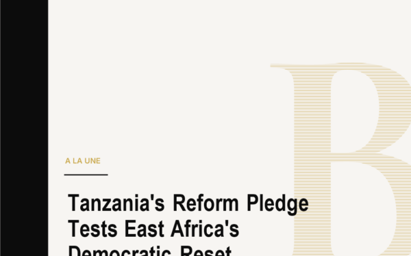 Tanzania's Reform Pledge Tests East Africa's Democratic Reset