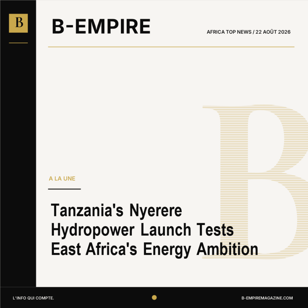 Tanzania's Nyerere Hydropower Launch Tests East Africa's Energy Ambition