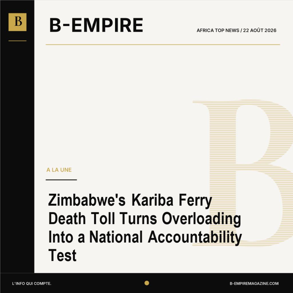 Zimbabwe's Kariba Ferry Death Toll Turns Overloading Into a National Accountability Test