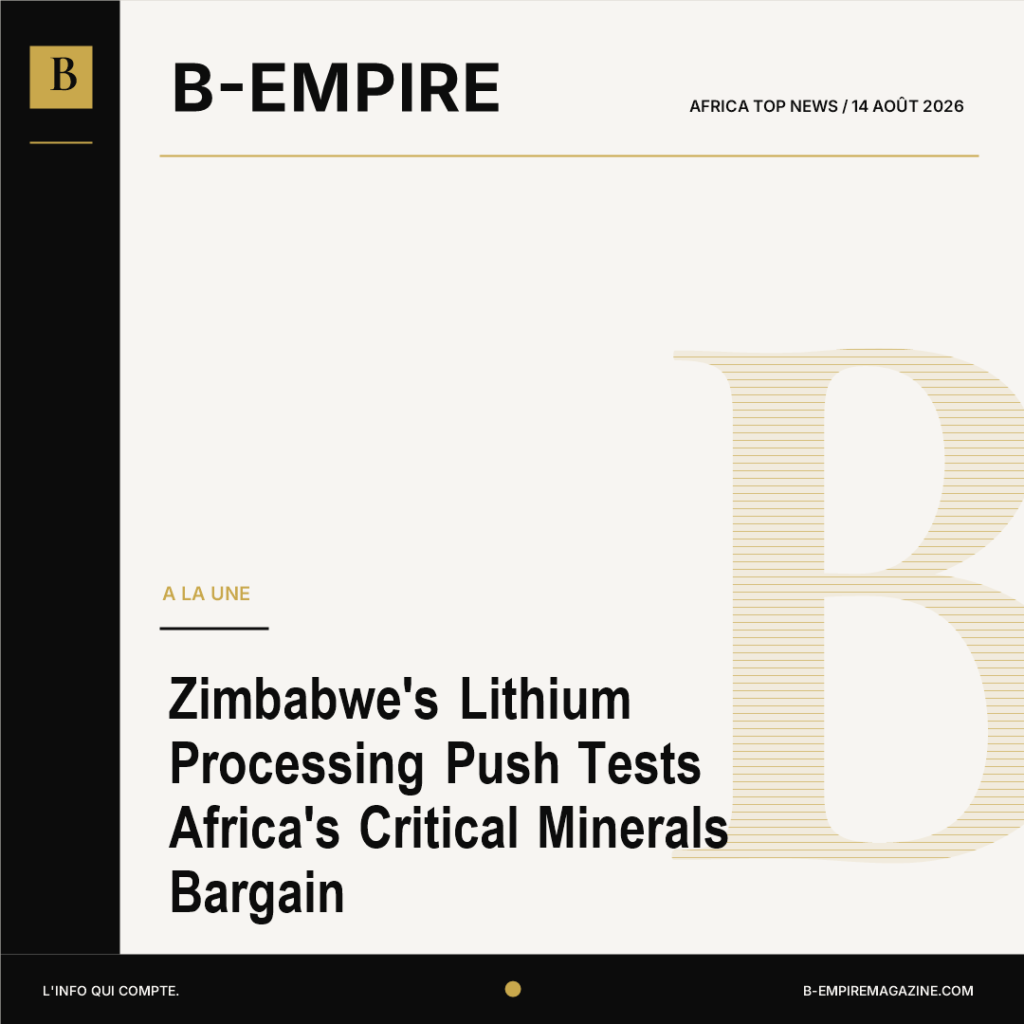 Zimbabwe's Lithium Processing Push Tests Africa's Critical Minerals Bargain