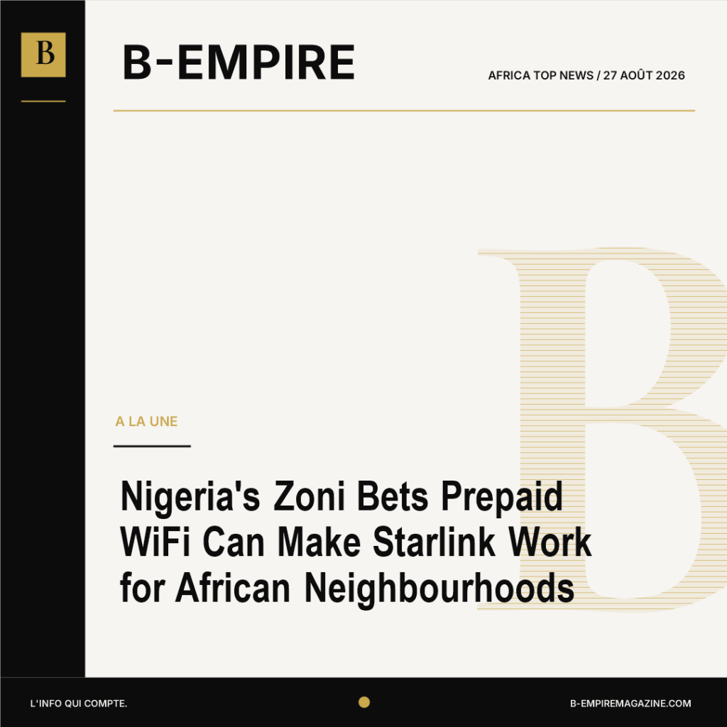 Nigeria’s Zoni Bets Prepaid WiFi Can Make Starlink Work for African Neighbourhoods