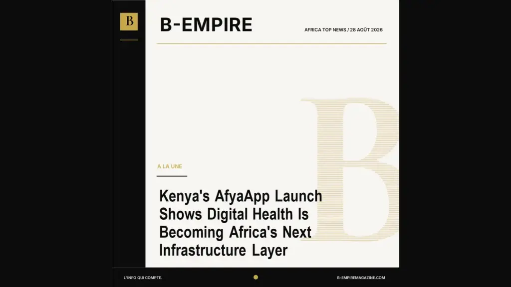 Kenya’s AfyaApp Launch Shows Digital Health Is Becoming Africa’s Next Infrastructure Layer