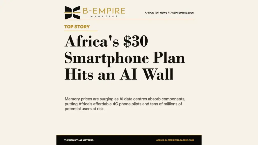 The AI Memory Boom Threatens Africa's $30 Smartphone Plan