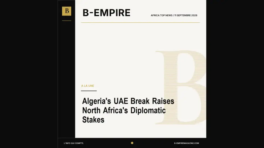 Algeria's UAE Break Raises North Africa's Diplomatic Stakes