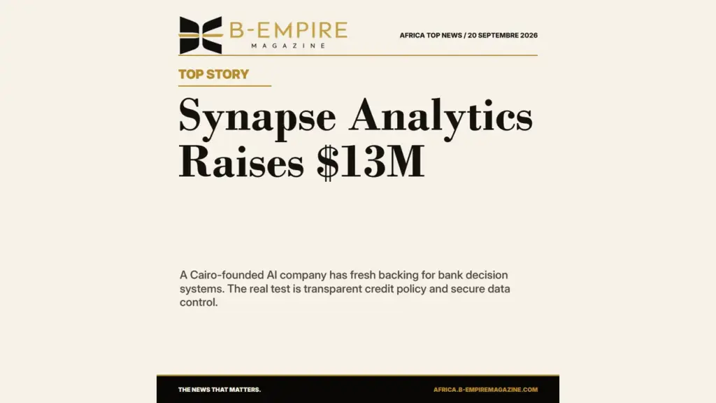 Cairo-Founded Synapse Analytics Raises $13M for Bank AI Decision Systems